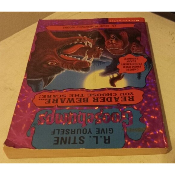 R.L. Stine's Give Yourself Goosebumps #5 Night In Werewolf Woods Preowned - Picture 6 of 7
